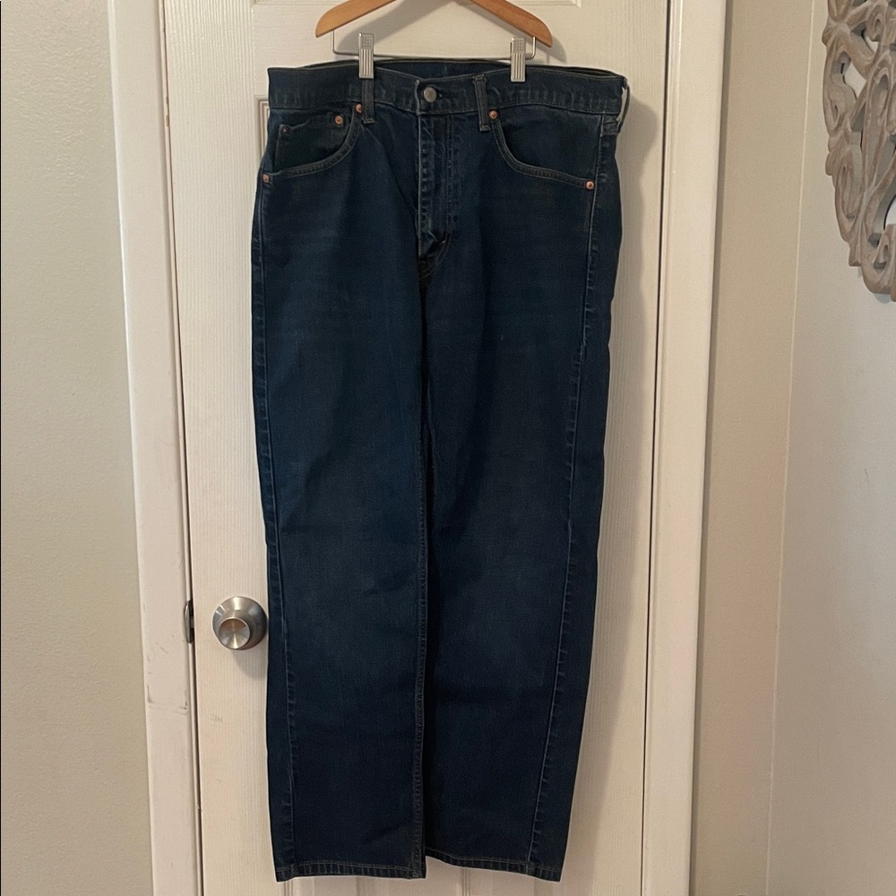 Levi's Men's Deep Indigo Straight Jeans